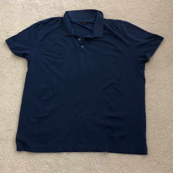 Theory Goris Fine Bilen Polo Shirt Men's XXL - Picture 4 of 15